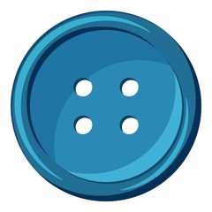 Button icon. Cartoon illustration of button vector icon for web