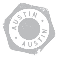 Fototapeta na wymiar Austin stamp rubber grunge