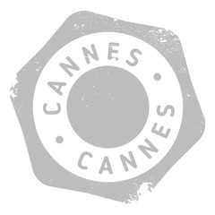 Fototapeta na wymiar Cannes stamp rubber grunge