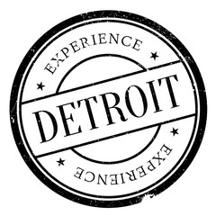 Detroit stamp rubber grunge