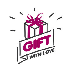 vector logo gift