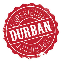 Durban stamp rubber grunge