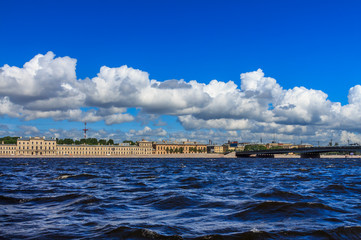 Embankment Neva River in St. Petersburg