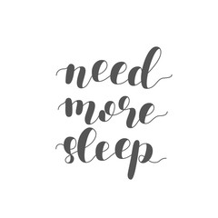 Need more sleep.