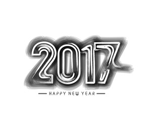 Happy new year 2017, Vector illustration