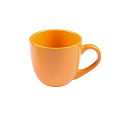Cup on the white background