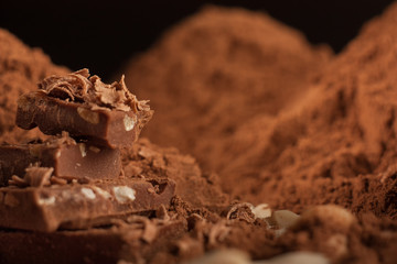 Mountain of chocolate