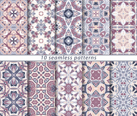 Set of seamless pattern