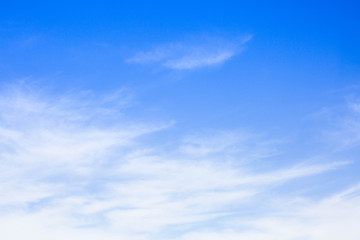 blue sky and cloud in summer background.