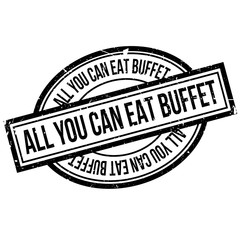 All You Can Eat Buffet rubber stamp. Grunge design with dust scratches. Effects can be easily removed for a clean, crisp look. Color is easily changed.
