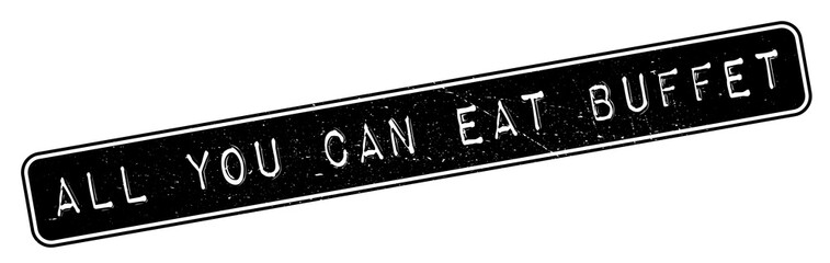 All You Can Eat Buffet rubber stamp. Grunge design with dust scratches. Effects can be easily removed for a clean, crisp look. Color is easily changed.