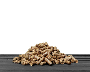 wooden pellets