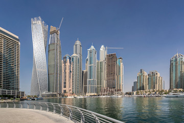 Fototapeta na wymiar Dubai marina in the UAE