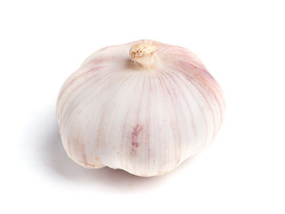 Garlic isolated on white