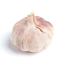 Obraz premium Garlic isolated on white
