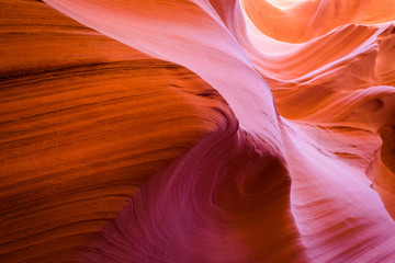 Erosion lines in Lower Antelope Canyon