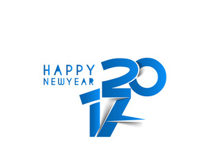 Happy new year 2017, Vector illustration