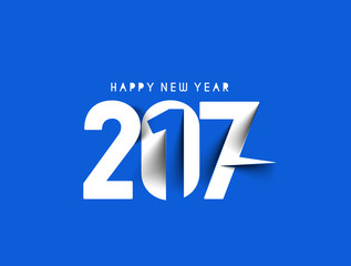 Happy new year 2017, Vector illustration