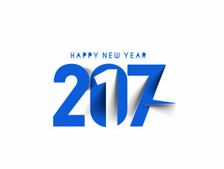 Happy new year 2017, Vector illustration