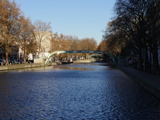 Fototapeta premium Saint Martin Canal in the morning