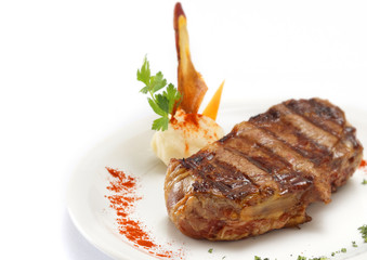 Bife a la parrilla