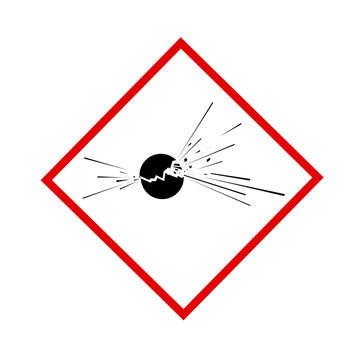 Pictogramme produits explosif
