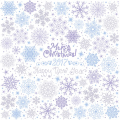 Invitation New Years Christmas Card