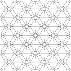 Rhombus and star seamless pattern