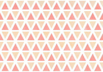 Watercolor triangle pattern.