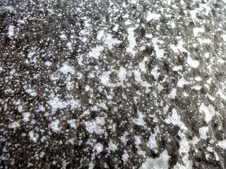 Icy ground texture