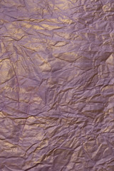 The texture of crumpled paper