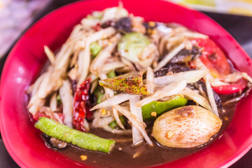 Thai Northeast food called 