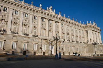 Obraz premium Palazzo Reale a Madrid, Spagna