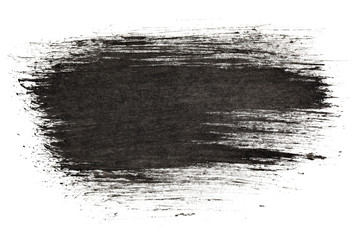 Black expressive ink strokes