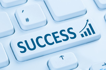 Success successful business growth strategy internet blue comput