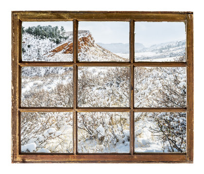 Fototapeta Colorado foothills abstract landscape