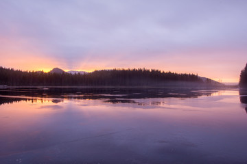 Fototapeta na wymiar Ice lake