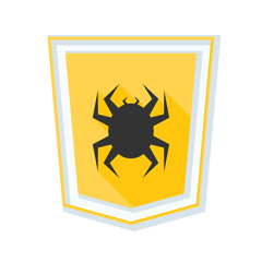 Virus Protection shield sign