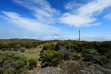 VIEW SINCE THE PITON MAIDO , MAFATE CIRCUS , IN REUNION ISLAND , FRANCE , OCTOBER 2016
