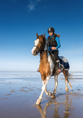 cavalière au trop