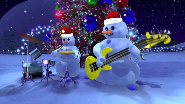 Musical Christmas greetings.