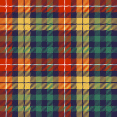 Colors check plaid seamless fabric texture