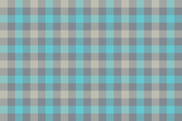 Gray blue check fabric texture background seamless pattern