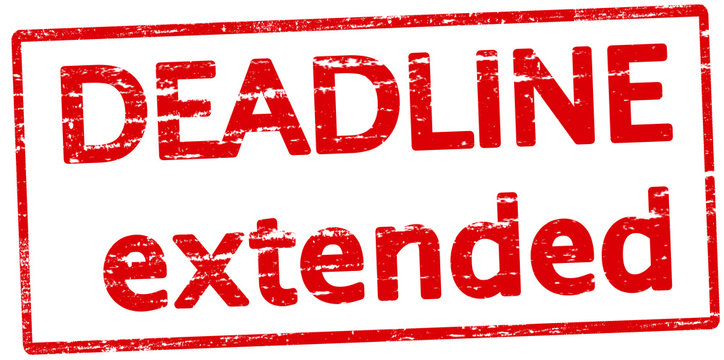 Deadline Extended