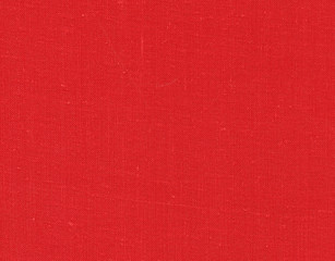 Red color textile cloth texture.