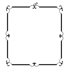 Art Deco frame border