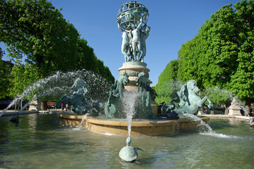 Fontaine de l'Observatoire à Paris, France