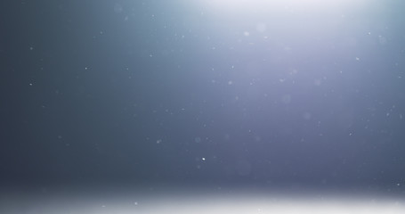 real backlit dust particles with real lens flare floating in air