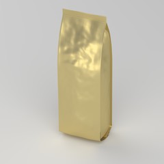gold foil bag for coffee