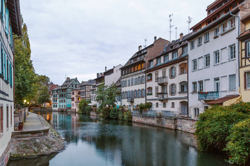 Embankment of the Ill river, Strasbourg